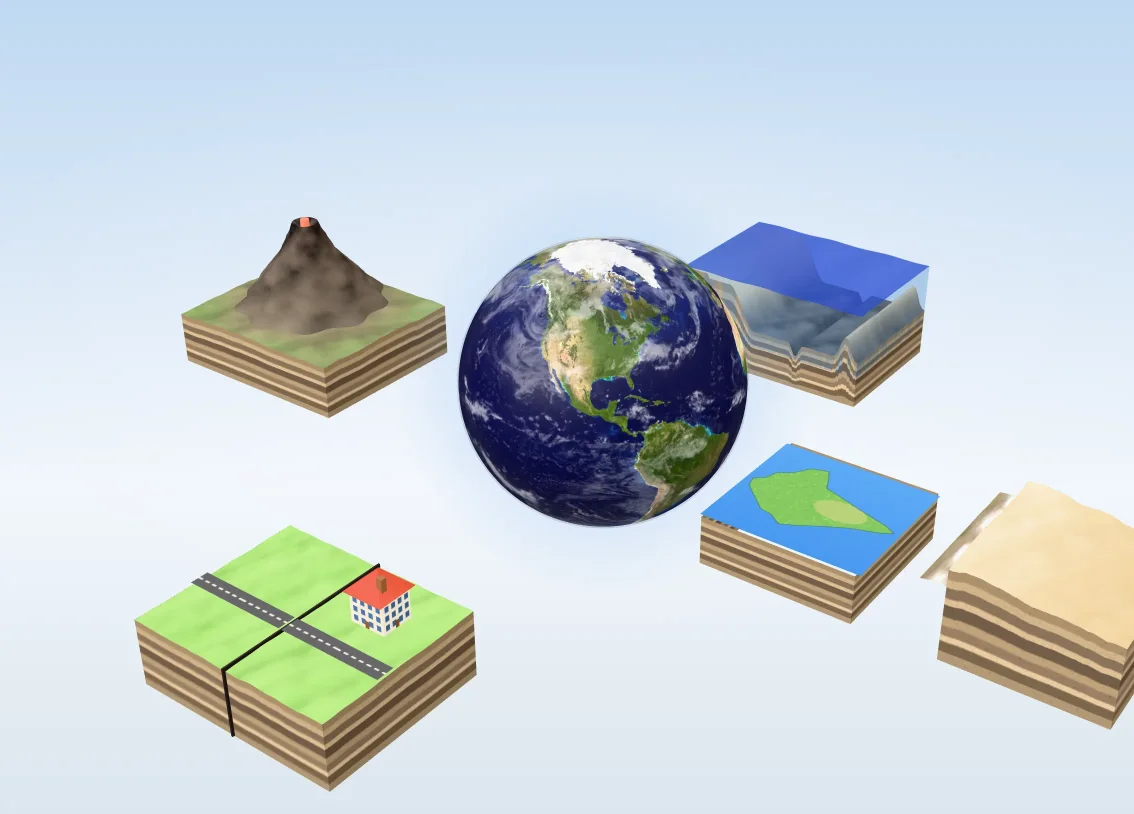 Planet Earth as a 3D model you can pull apart