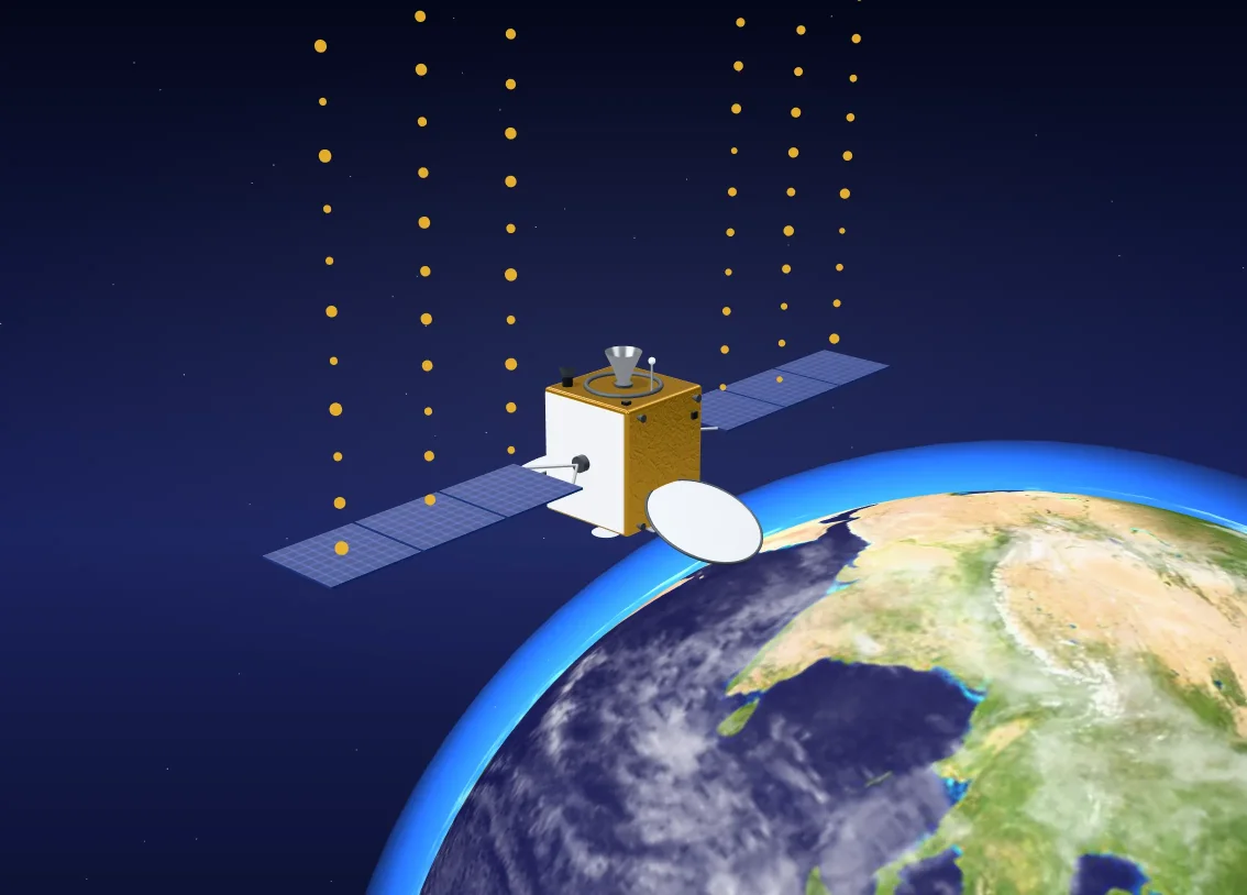 Satellite as a 3D model you can pull apart